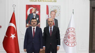 Diyarbakır Emniyet Müdürü, Dicle Kaymakamı’nı ziyaret etti