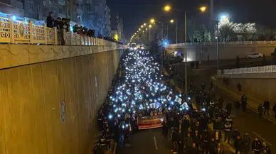 Diyarbakır'da Öcalan yürüyüşü