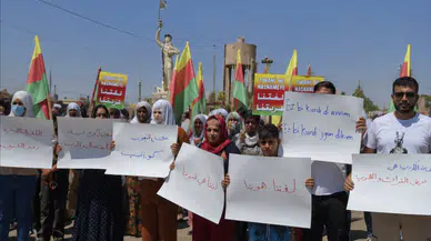 Rojava’da protesto: Kobani  ‘Ayn el-Arab’ olamaz