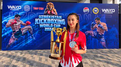 Diyarbakırlı sporcu Nehir Aytulun, iki Kazak rakibini yenerek dünya şampiyonu oldu