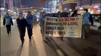 Burs ve kredi zammı protestosu: Yedi öğrenci gözaltında