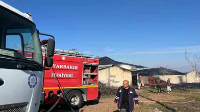 Diyarbakır'da fabrikada yangın!