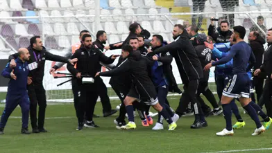 Keçiörengücü–Erzurumspor maçında kavga