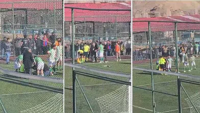 Bu da oldu: Maçta hakeme skuter atıldı!