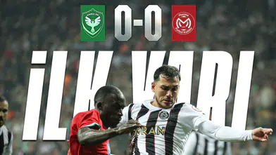 Amedspor – Manisa FK maçında ilk yarıda gol sesi çıkmadı