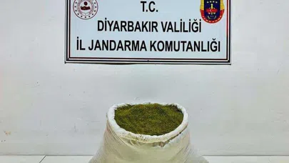 Diyarbakır’da 38,6 kilo esrar ele geçirildi