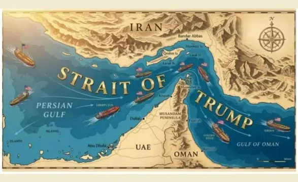 Trump Hürmüz Boğazı'nın Adını Trump Boğazı Olarak Değiştirdi