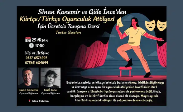 Londra’da Türkçe-Kürtçe Oyunculuk Atölyesi