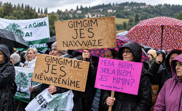 Varto’daki JES nöbeti 136’ncı gününde: “Yağmur yağarsa, hepimizin üstüne yağar”