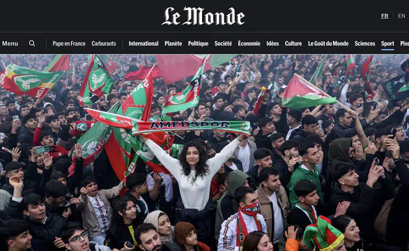 Le Monde’dan Amedspor dosyası: “Türk-Kürt ilişkilerinin barometresi”