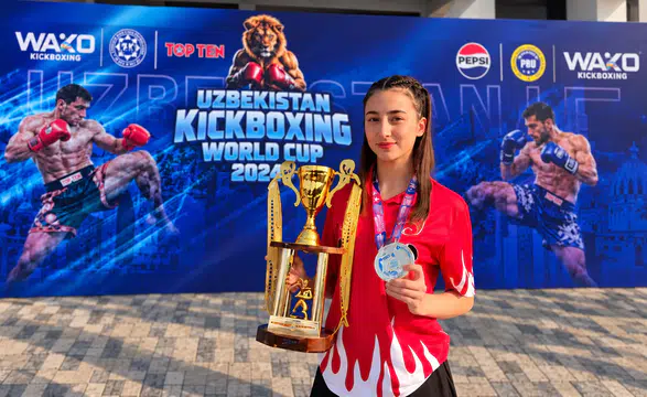 Diyarbakırlı sporcu Nehir Aytulun, iki Kazak rakibini yenerek dünya şampiyonu oldu