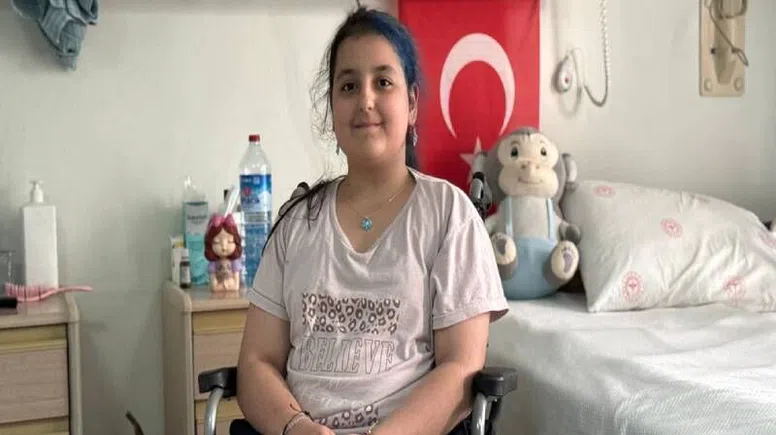 10 yaşındaki Beyzanur, milyonda bir görülen hastalığa yakalandı