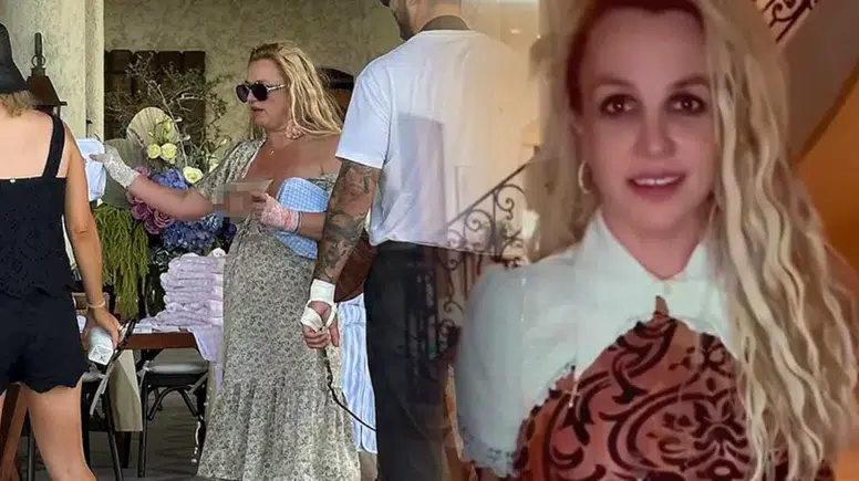 Britney Spears, sevenlerini endişelendirdi: Göğüsleri sürekli açıktı