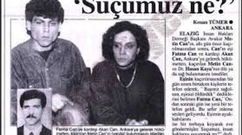 33 Yıl Geçti: Metin Can ve Hasan Kaya Dosyası Adalet Bekliyor