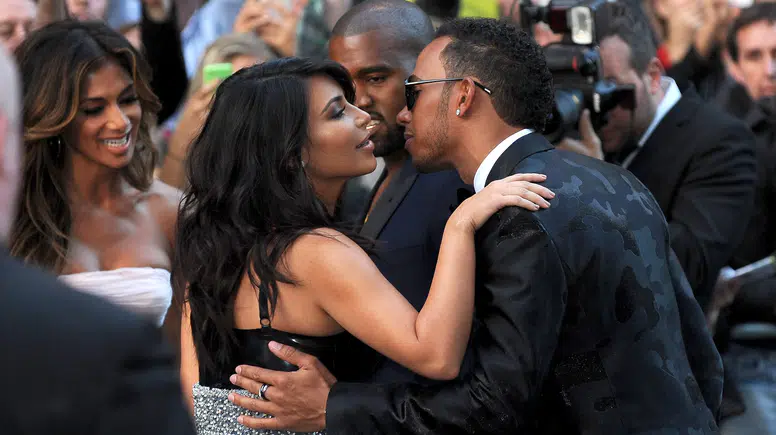 Dünya magazininde gündem Lewis Hamilton ve Kim Kardashian