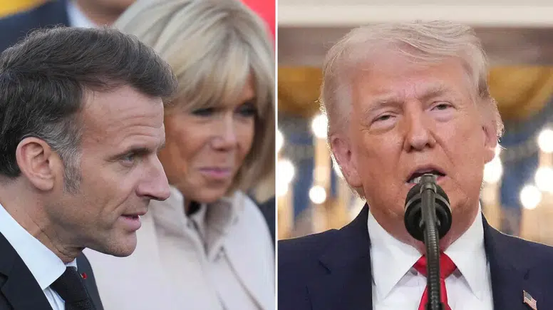 Macron'dan eşiyle dalga geçen Trump’a yanıt: “Seviyesiz”