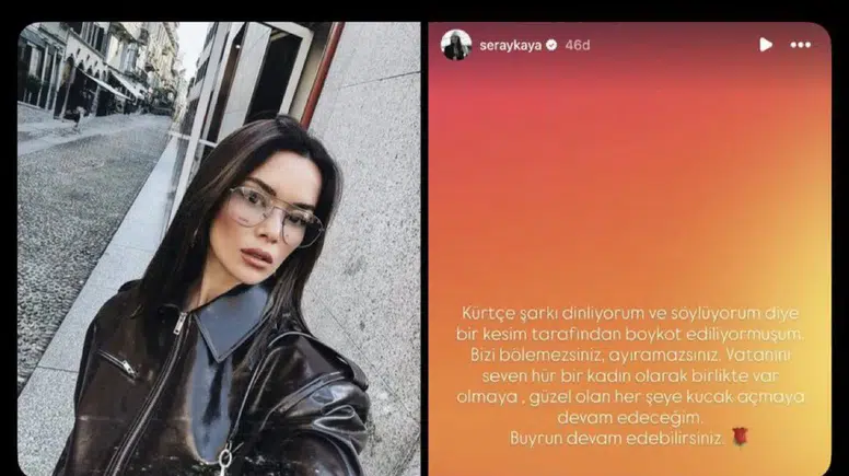 Kürtçe dinledi, hedef oldu: Seray Kaya’dan yanıt geldi