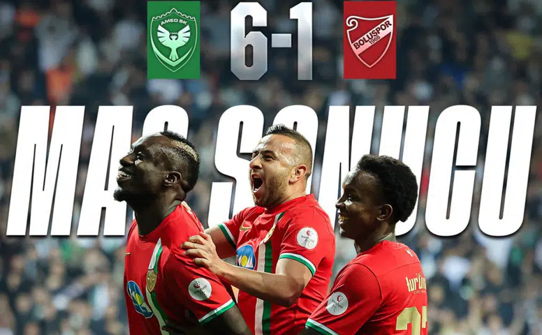 Amedspor zirveyi bırakmıyor! 6 golle mesaj verdi