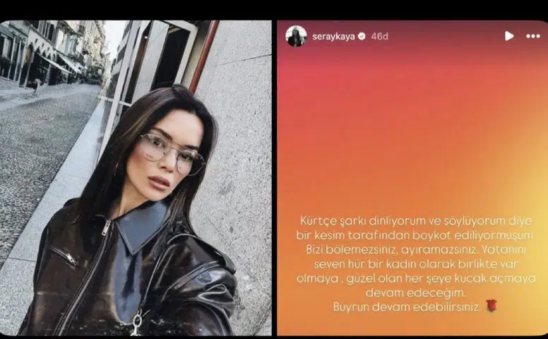 Kürtçe dinledi, hedef oldu: Seray Kaya’dan yanıt geldi