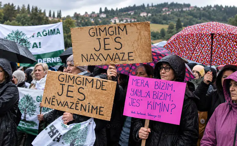 Varto’daki JES nöbeti 136’ncı gününde: “Yağmur yağarsa, hepimizin üstüne yağar”