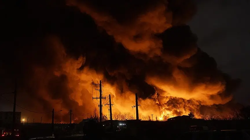 Tahran'da art arda patlamalar meydana geldi