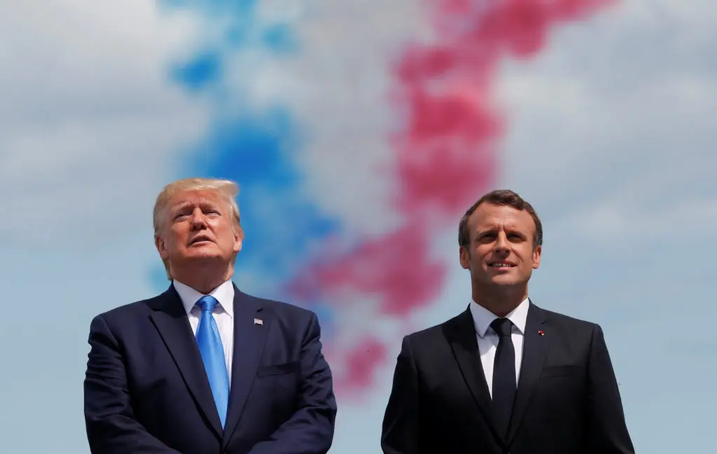 Much to disagree on as Trump, Macron meet on D-Day | PBS News