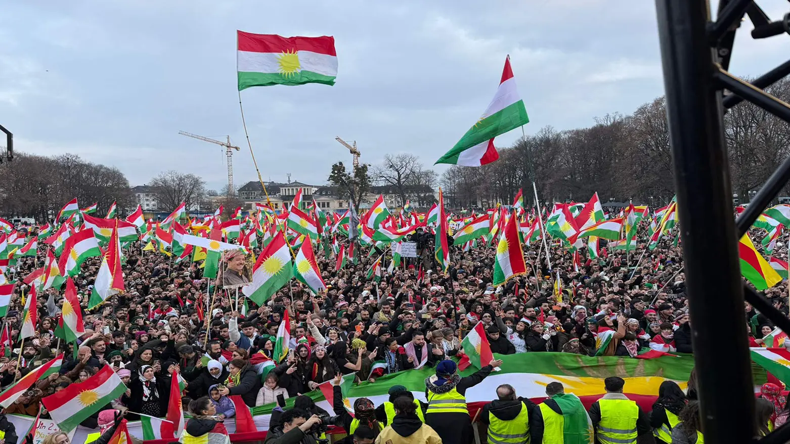 Kurdish Diaspora Gathers in Bonn in Historic Show of Support for Western  Kurdistan