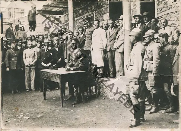 TUNCELİ HAREKETİ FOTOĞRAF. Tunceli Hareketi askeriyesi sırasında 4. Genel  Müfettişi Abdullah | İstanbul Müzayede