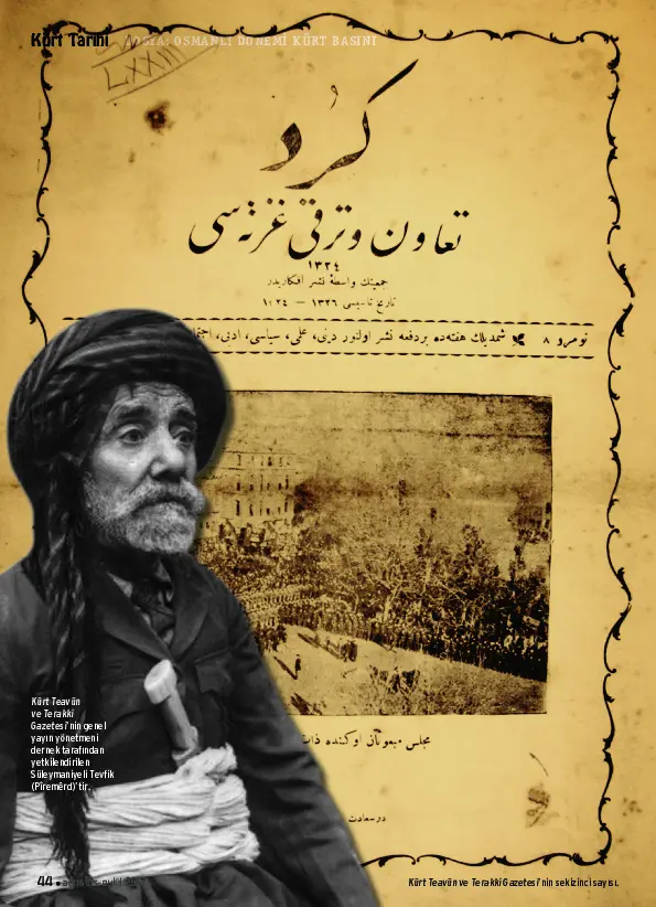 PDF) Kürt Teavün ve Terakki Cemiyeti ve Gazetesi