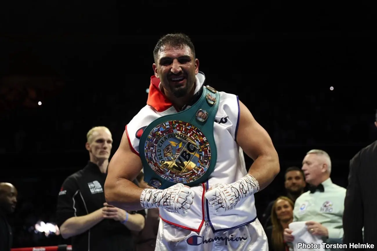 Agit Kabayel Elevated To WBC Heavyweight Champion After Oleksandr Usyk  Vacates