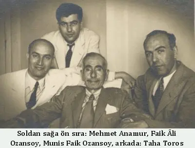 OZANSOYLARIN SOYLU DOSTLUKLARI - FAİK ÂLİ OZANSOY