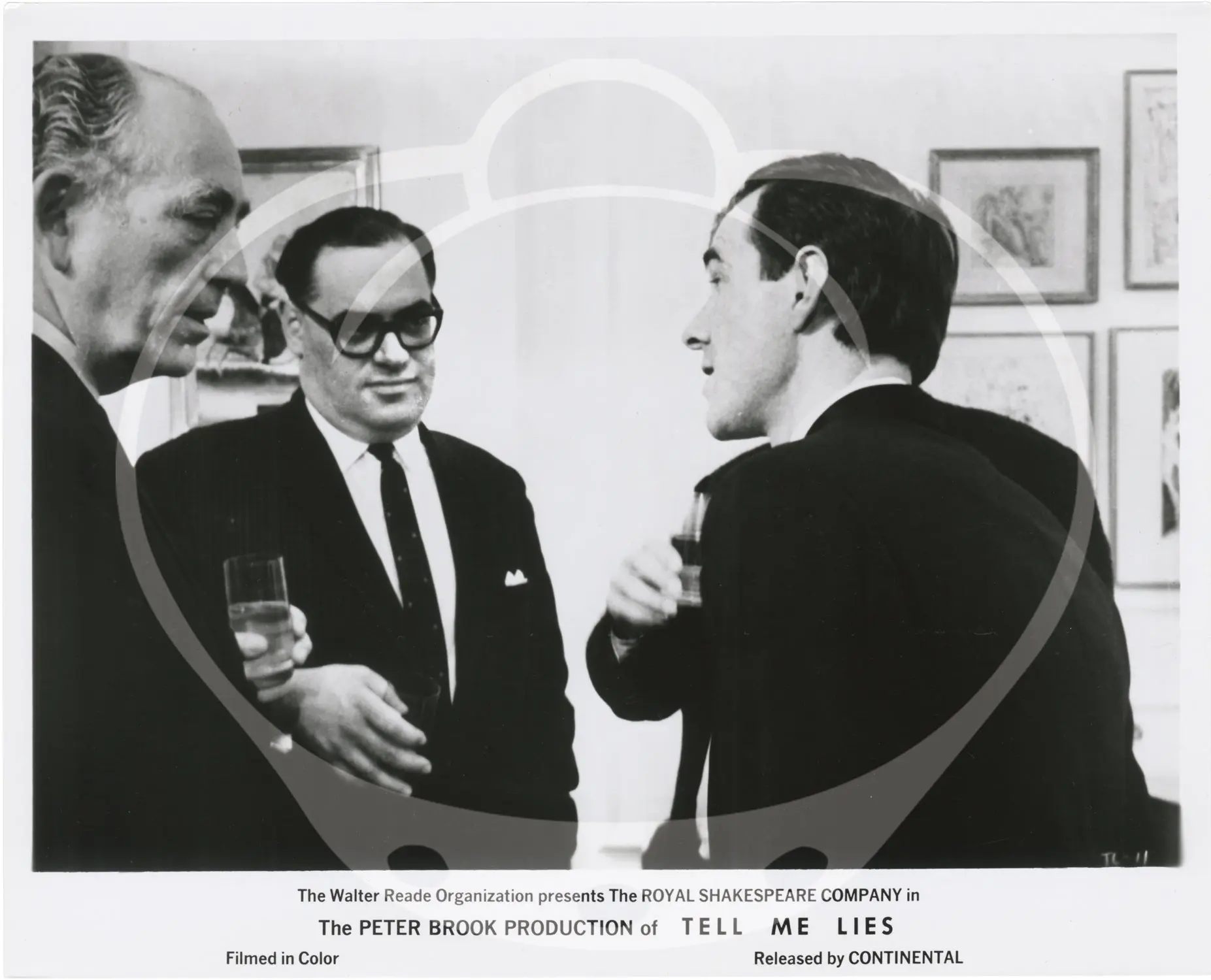 Tell Me Lies (Original press kit for the US release of the 1968 British  film) by Peter Brook (director); Denis Cannan (play); Mark Jones, Pauline  Munro, Eric Allan, Robert Langdon Lloyd (starring): (